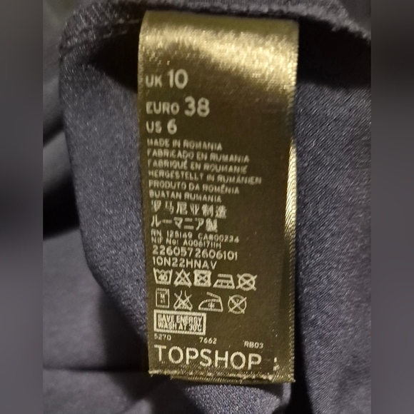 Topshop Blue Mini Dress Elegant and Versatile - Picture 5 of 6